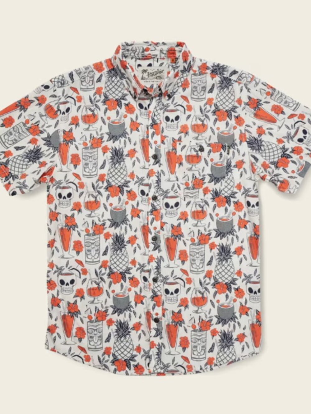 NWOTs Howler Bros Mansfield Shirt - Tiki Time Print (XL)